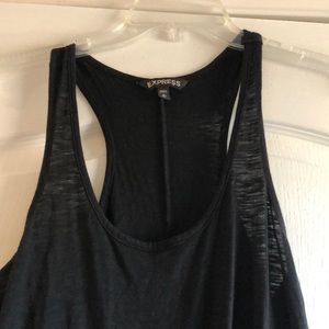 NWOT - Express racer back burnout dress with slit